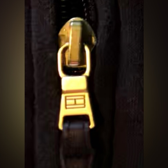 Blue Tommy Hilfiger Zip Up Hoodie with Fleece - Picture 7 of 7